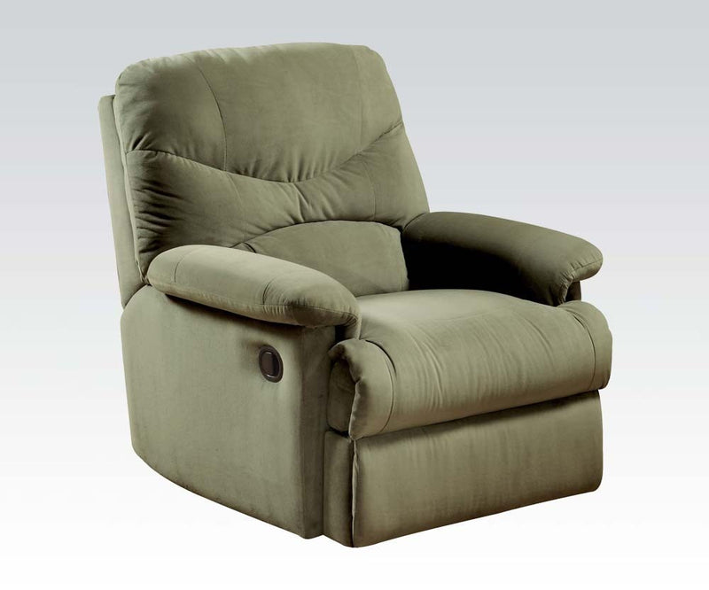 Arcadia Recliner (Motion) in Sage Microfiber