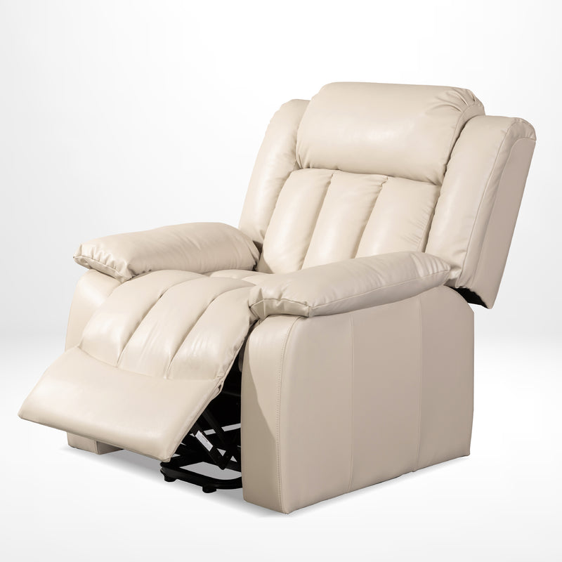 Lehboson Lift Chair Recliners, Electric Power Recliner Chair Sofa for Elderly, massage and heating(Common, Beige)
