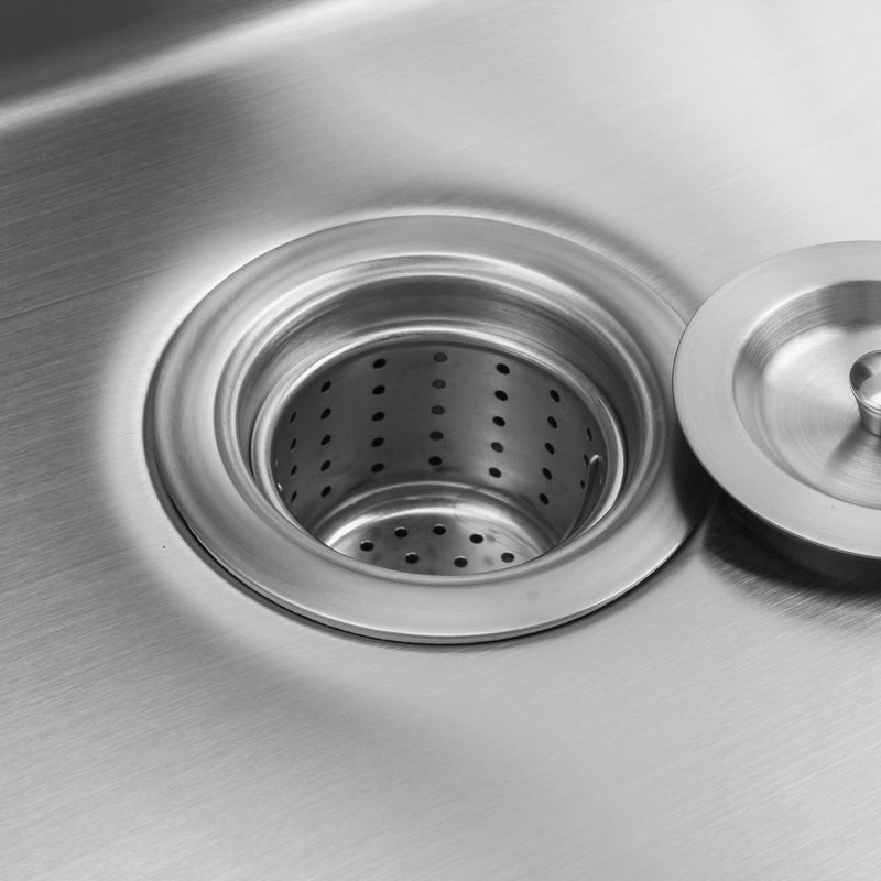 30 Inch Workstation Ledge kitchen Sink Undermount 304 Stainless Steel Single Bowl R10 Tight Radius Sink