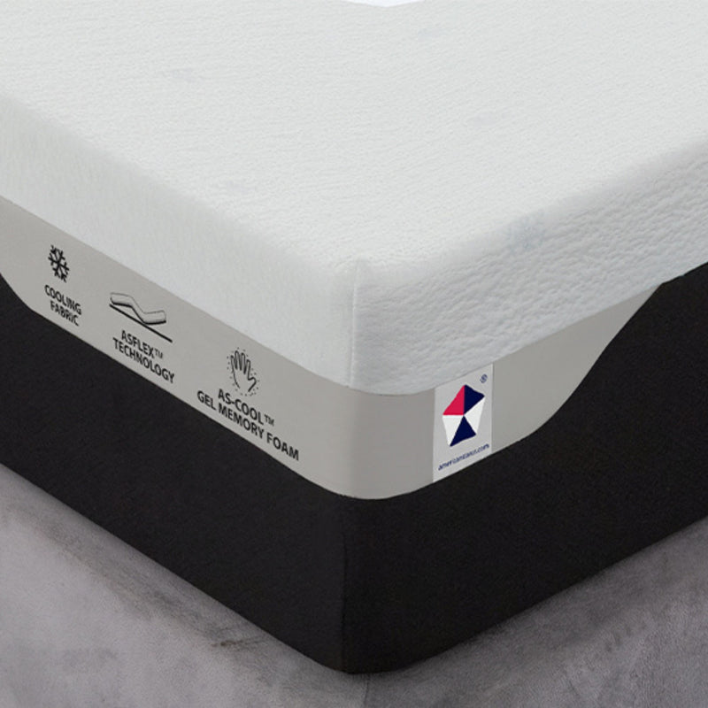 Sweet 10" Twin XL Mattress, Aero Max Gel Memory Foam with Ice Feel Cooling Fabric, Medium Plush Foam Core Support, Made in USA