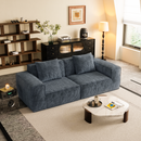 Belfin Modular Sectional Sofa, Convertible Tofu Block Sofa Floor Sofa Bed Armrest Comfy Sofa Bed Compressed Sofa Compression Sofa for Living Room Bedroom - Chenille Fabric  Gary