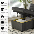 Convertible Sleeper Sofa Bed, 113'' Pull Out Couch, U-Shape Sectional Sleeper with Adjustable Backrest for Living Room | Storage Chaise | USB Charging Port | Side Pocket | Dark Grey