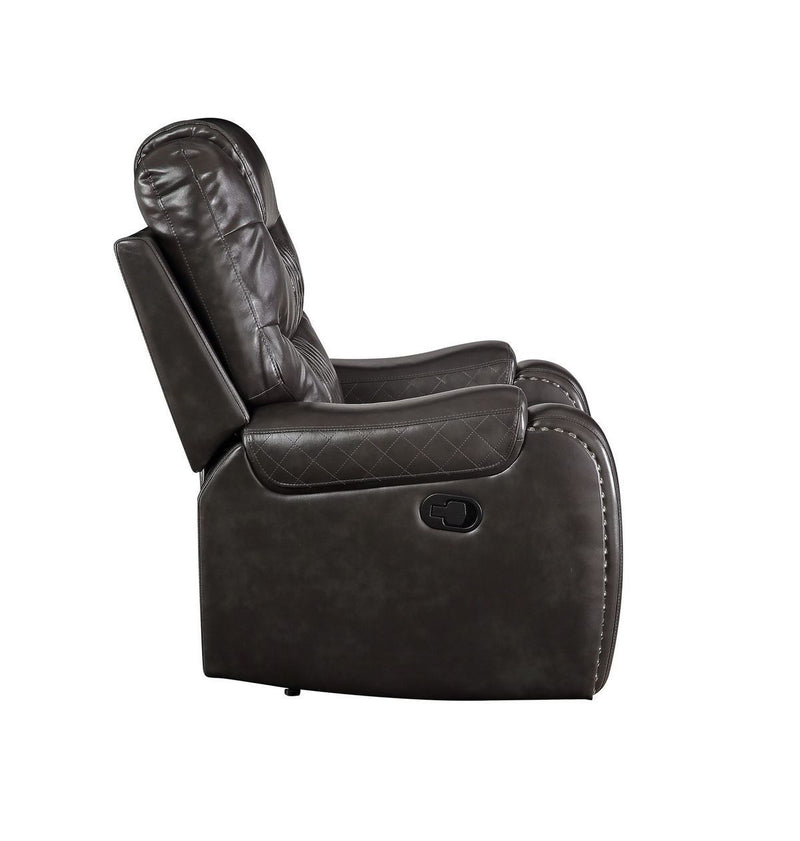 Braylon Recliner (Motion), Magnetite PU