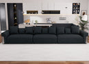 179.5' Oversized Modular Sectional Sofa, Modern Large Sectional Couches for Living Room, 6 Deep Seat Sofa Comfy Cloud Couch with Pillows, Chenille, Black