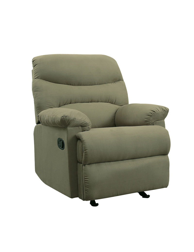 Arcadia Recliner (Motion) in Sage Microfiber