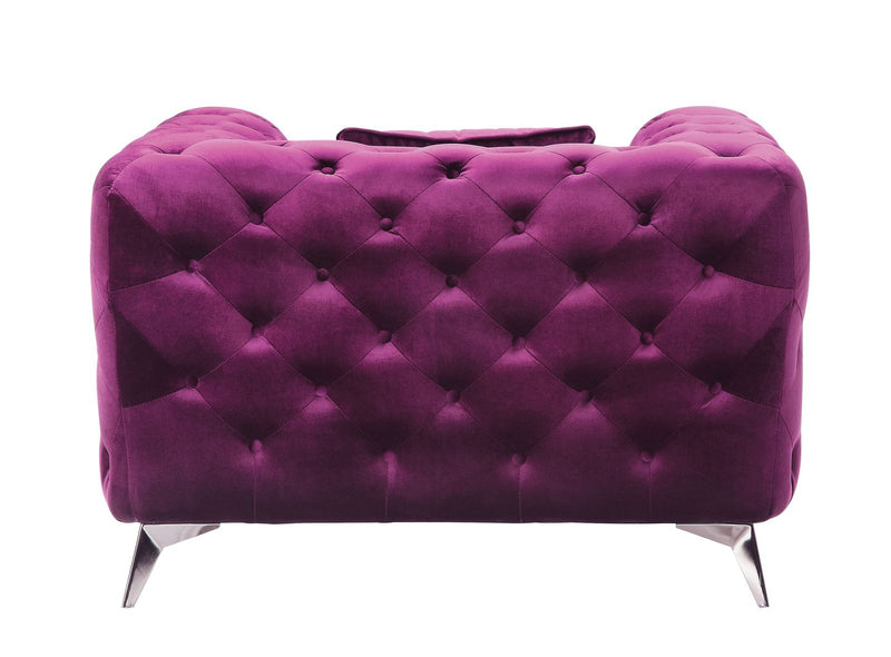 Vintage Chair, Purple Fabric