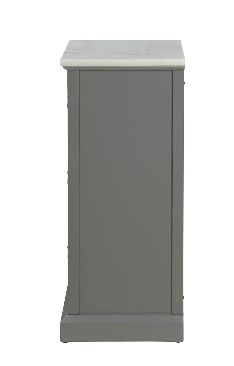 Cabinet in Marble & Gray