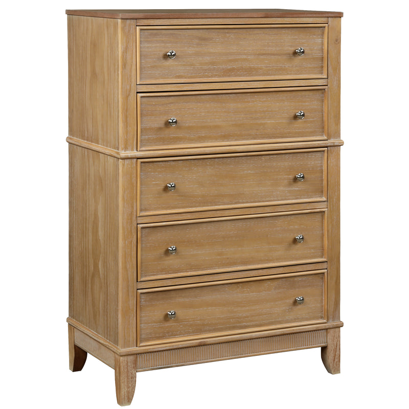 5 Drawers Chest Solid Wood Cabinet