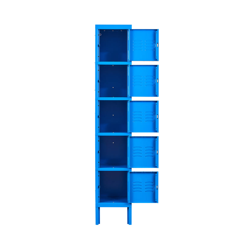 5 Tier Metal Locker Storage Cabinet