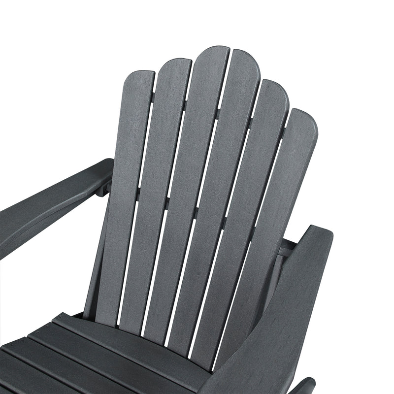 Classic Outdoor Adirondack Chair Set of 2 for Garden Porch Patio Deck Backyard, Weather Resistant Accent Furniture