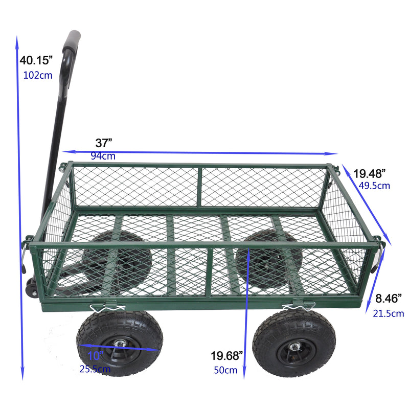 Wagon Cart Garden cart trucks make it easier to transport firewood