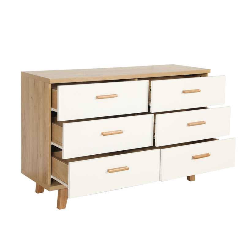 Wooden Cabinet 6 Drawers
