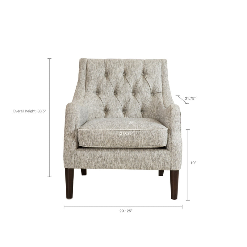 Qwen Button Tufted Accent Chair