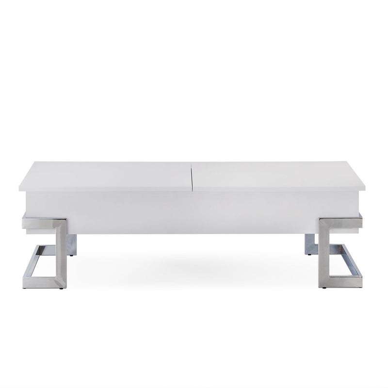 Coffee Table in White , Black