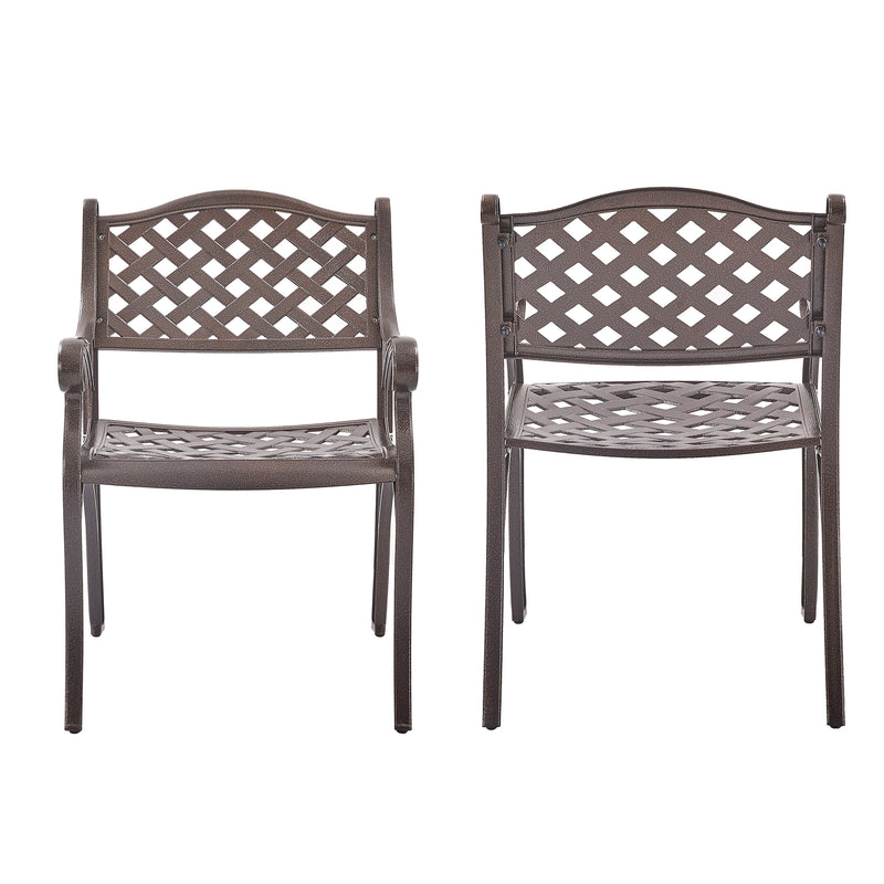 Upland Elizabeth Cast Aluminum Chair