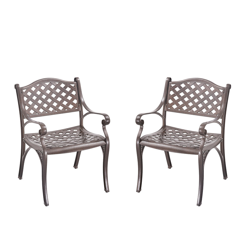 Upland Elizabeth Cast Aluminum Chair