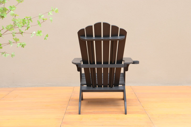 Polystyrene Adirondack Chair - Black