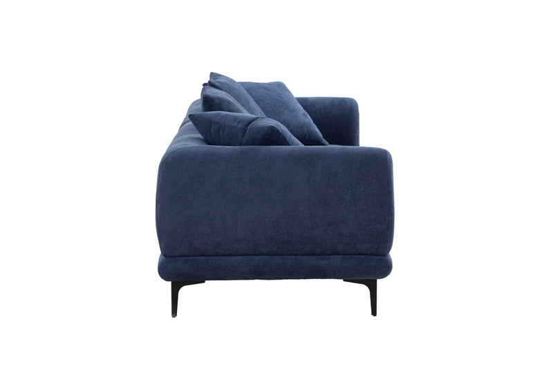 108.3'' Modern Sofa Couch 4-Seater Fabric Sofa for Livingroom Office BLUE