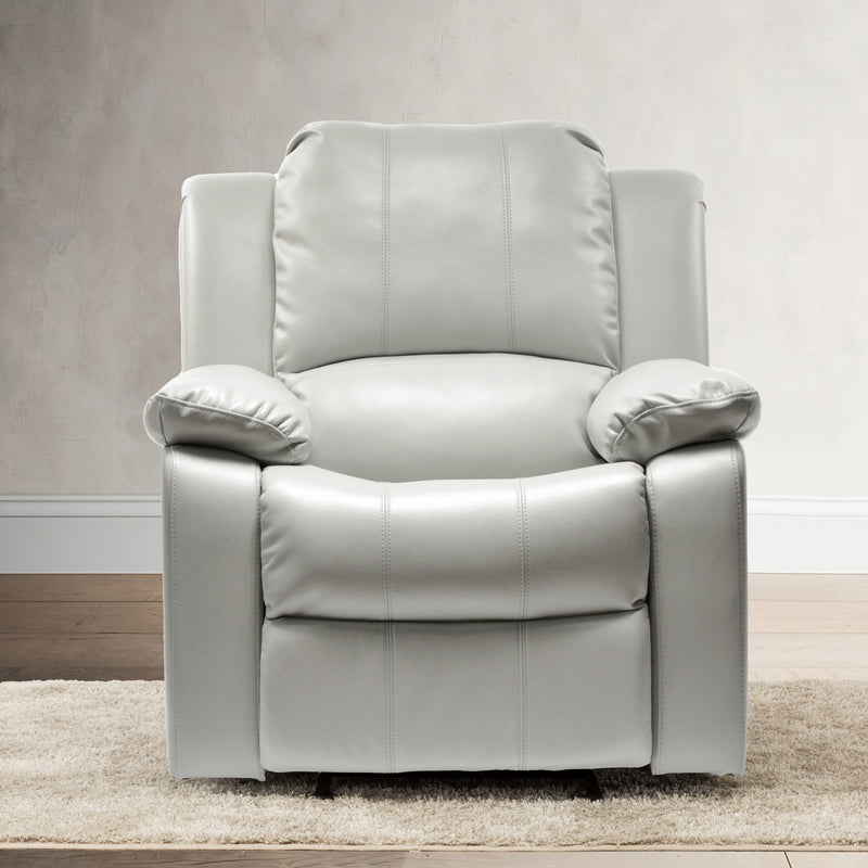 Charlotte Ivory Leather Gel Recliner