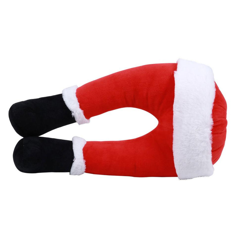 Santa Claus Legs Christmas Tree Decoration Plush Door Decor Santa Claus Elf Leg Christmas Decor For Home Hanging Ornaments