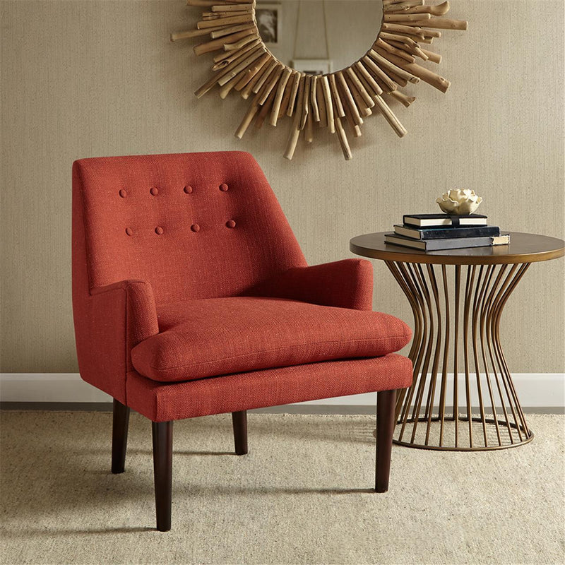 Taylor upholtered chair in Blakely Persimmon