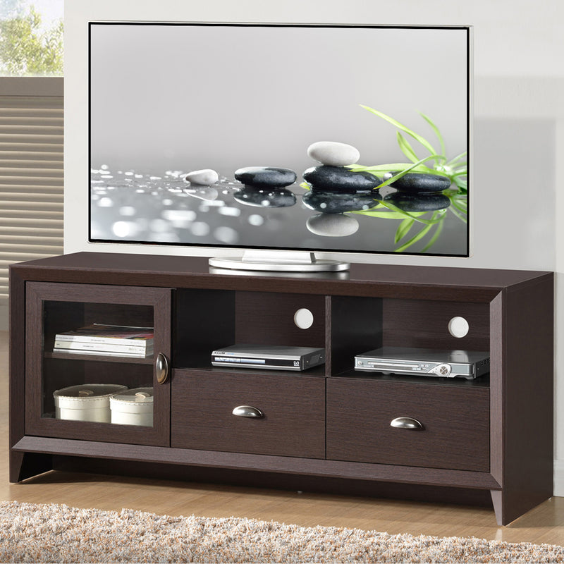 Techni Mobili Modern TV Stand with Storage for TVs Up To 60", Wenge