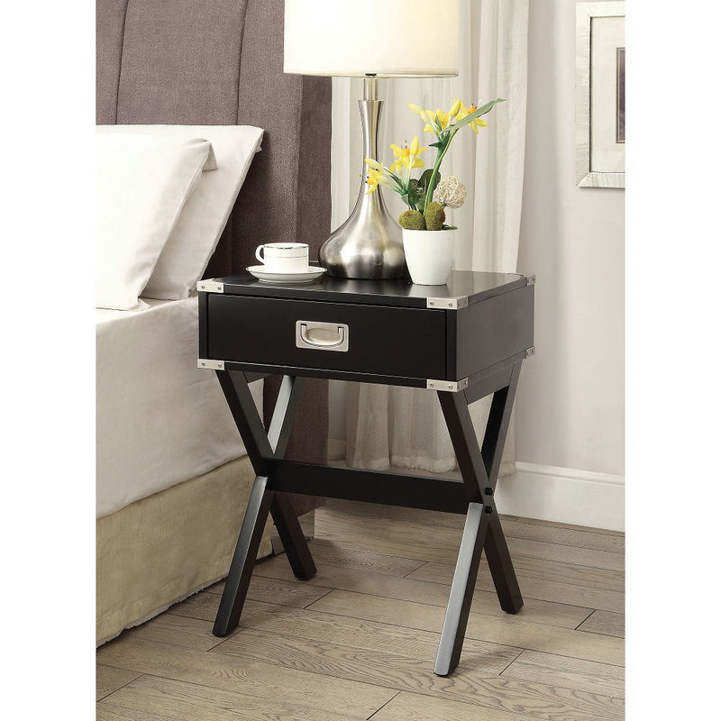 Babs End Table in Black