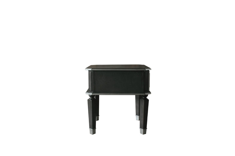 House Beatrice End Table, Charcoal &amp; Light Gray Finish