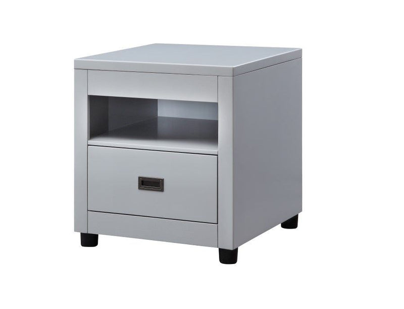 Eleanor End Table, Dove Gray