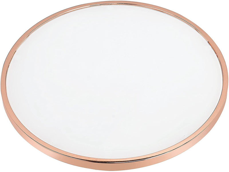 Alivia Coffee Table in Rose Gold & Frosted Glass