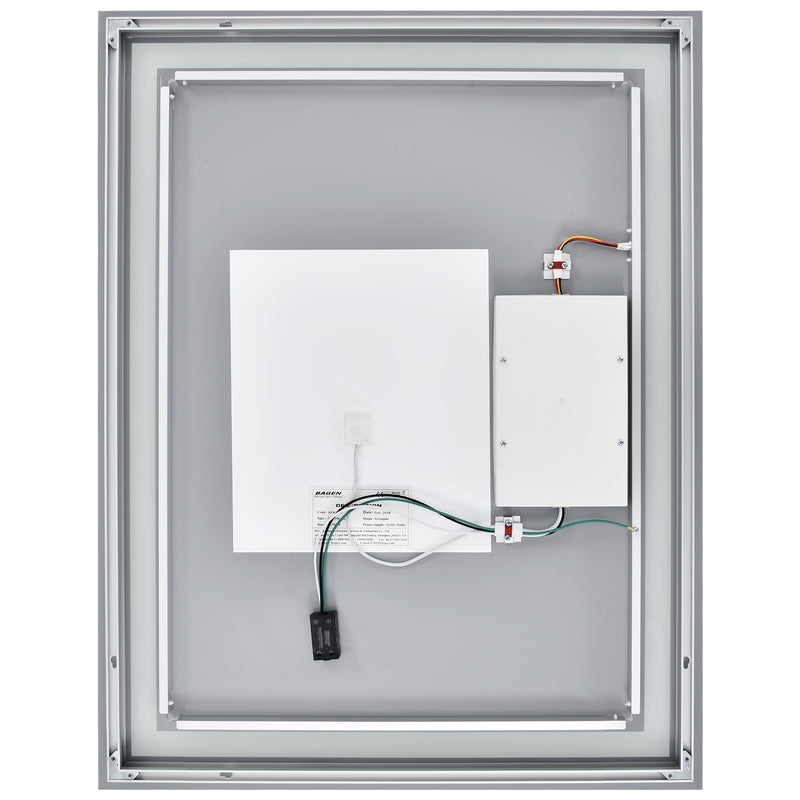 Bathroom Vanity LED Lighted Mirror-(Horizontal/Vertical)-36*28in