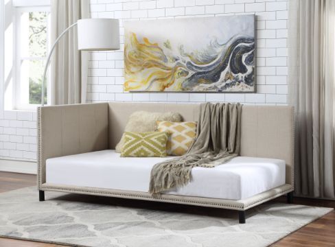 Yinbella Daybed, Beige Linen