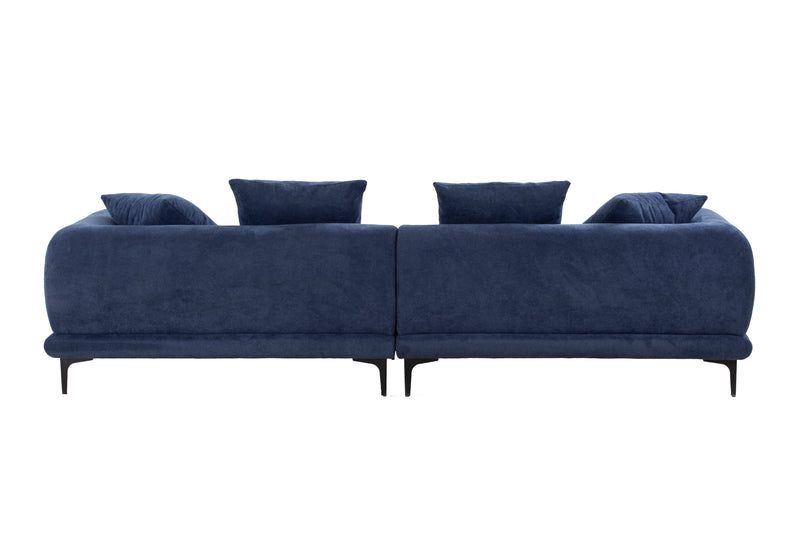 108.3'' Modern Sofa Couch 4-Seater Fabric Sofa for Livingroom Office BLUE